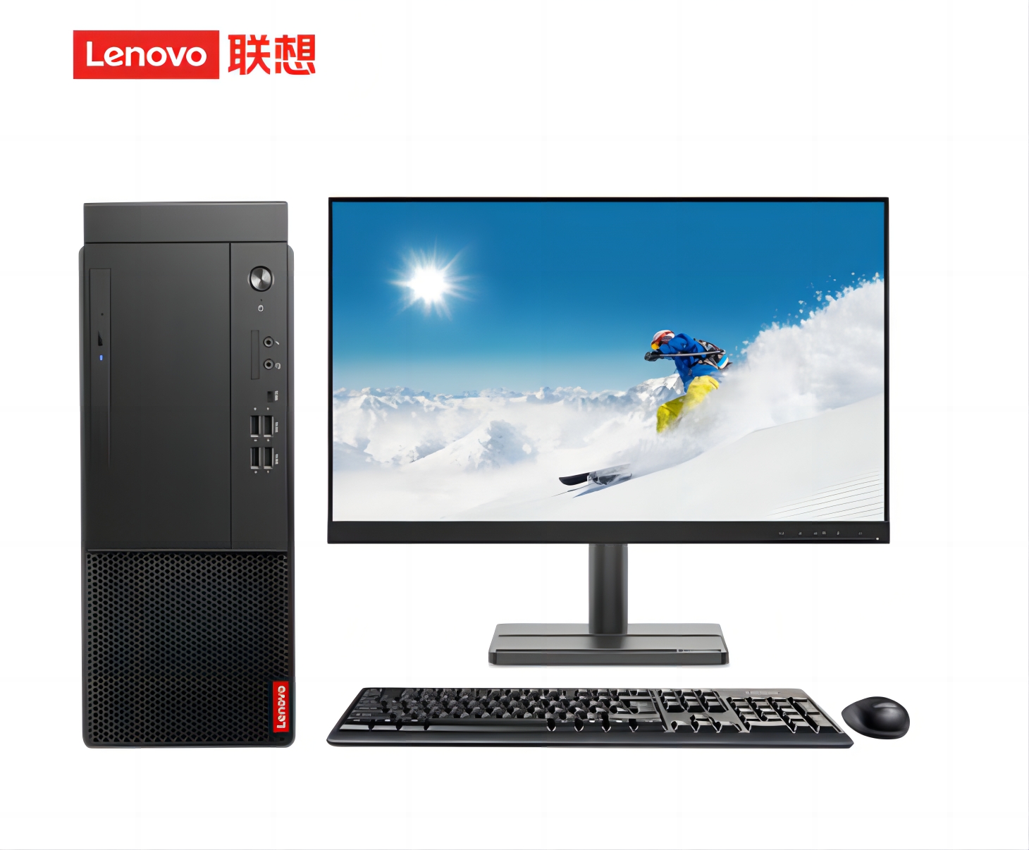 聯想/LENOVO M650 臺式計算機 I512500 16G內存 1T機械 256G固態 23.8寸顯示器